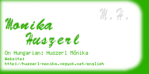 monika huszerl business card